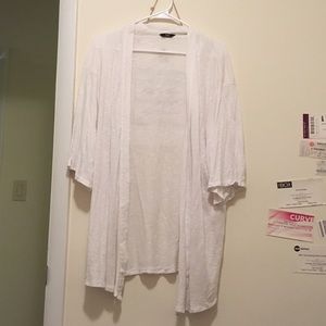 White cardigan